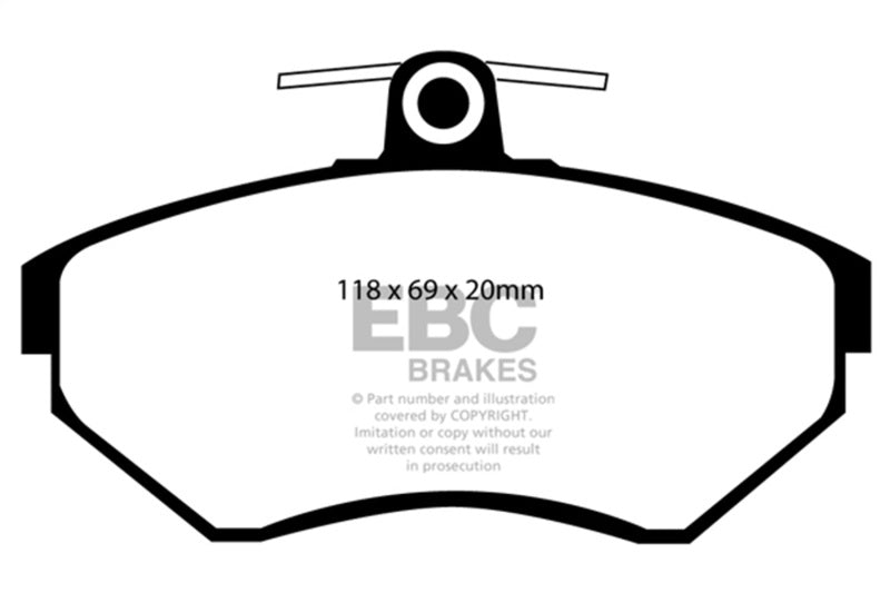 EBC Disc Brake Pad Set UD780 Photo - Primary