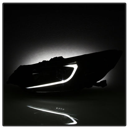 SPYDER xTune 09-14 Acura TSX Projector Headlights - Light Bar DRL - Black (PRO-JH-ATSX09-LB-BK) 9042218 9042218 Photo - Unmounted