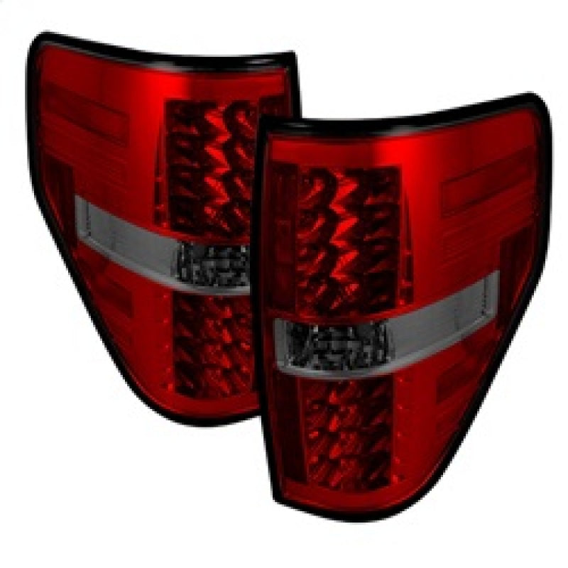 Spyder Ford F150 09-14 LED Tail Lights Red Smoke ALT-YD-FF15009-LED-RS 5012012 5012012 Photo - Primary