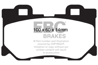 EBC Disc Brake Pad Set DP61824 Photo - Primary