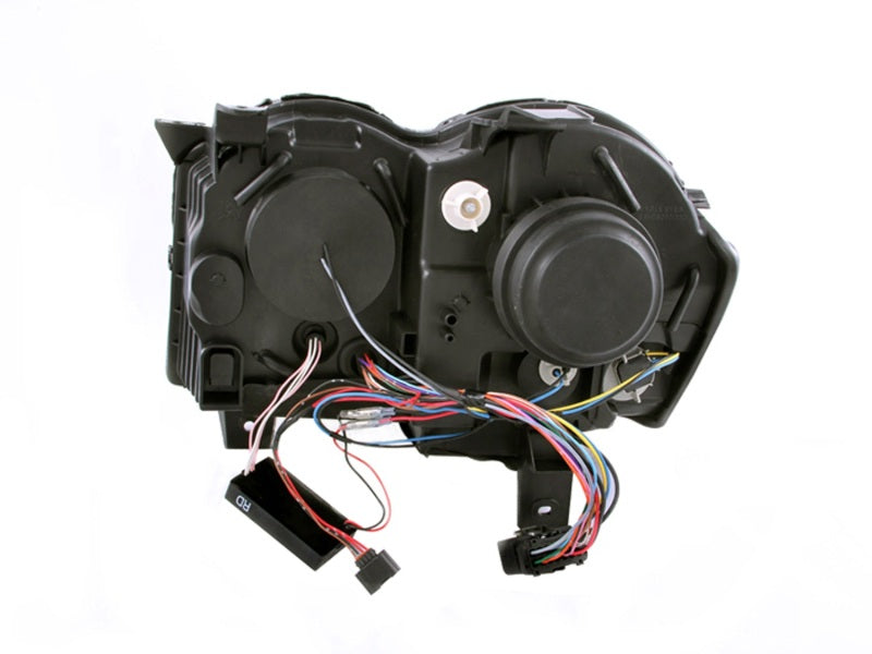 Anzo 2008-2010 Jeep Grand Cherokee Projector Headlights w/ Halo Black CCFL 111213 Photo - Unmounted