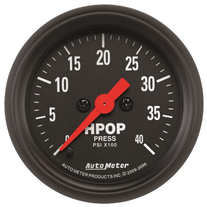 Autometer 2-1/16" Hpop Pressure, 0-4K Psi, Stepper Motor, Z-Series 2696 Photo - Primary