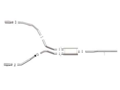 aFe Apollo GT Series 3in 409SS GM Silverado/Sierra 1500 09-19 V6-4.3/V8-4.8/5.3L - Polished 49-44112-P 49-44112-P Photo - Unmounted