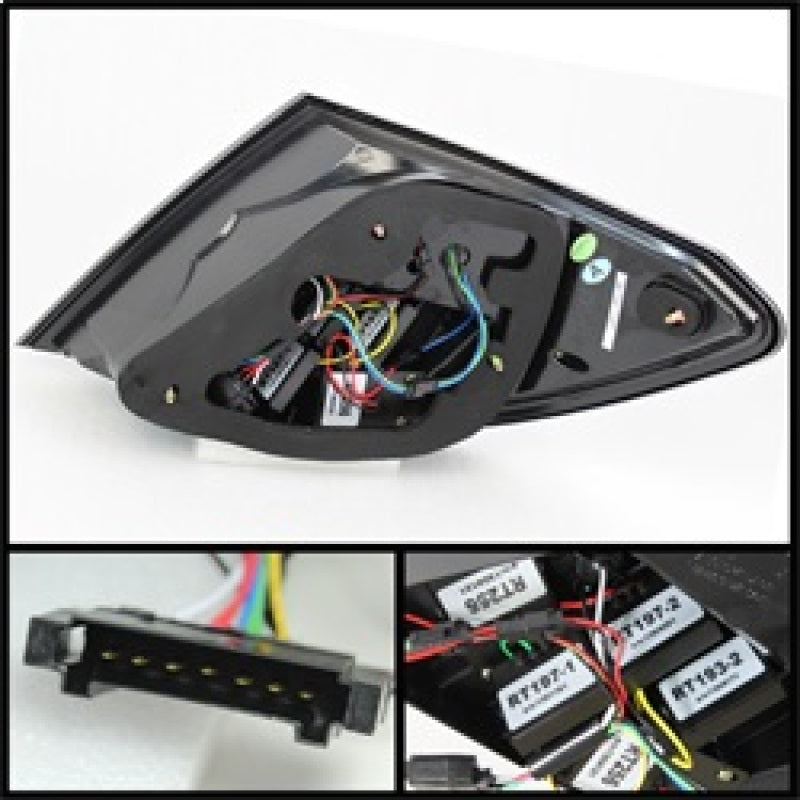 Spyder Mercedes Benz W204 C-Class 08-11 LED Tail Lights Incandescent only - Blk ALT-YD-MBZC08-LED-BK 5072689 5072689 Photo - Unmounted