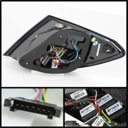Spyder Mercedes Benz W204 C-Class 08-11 LED Tail Lights Incandescent only - Blk ALT-YD-MBZC08-LED-BK 5072689 5072689 Photo - Unmounted