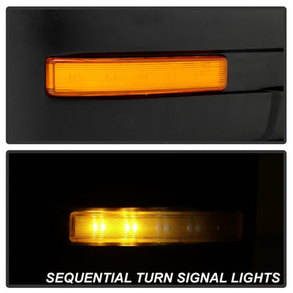 SPYDER xTune 04-06 Ford F-150 Heated Amber Seq LED Signal OEM Pwr Mirrors (Pair) (MIR-03FF04-G2-PW-RAM-SET) 9943164 9943164 Photo - Unmounted