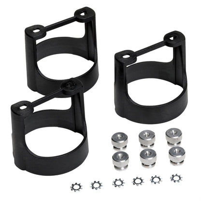 Autometer Gauge Bracket Kit, 2 5/8", Black Composite, Qty 3 3245 Photo - Primary