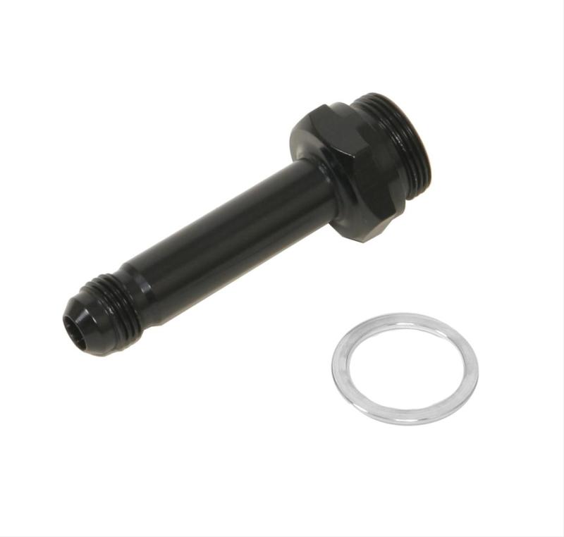 Fragola -6AN x 7/8-20 Carb Adapter Long 3in - Black 491975-BL 491975-BL User 1
