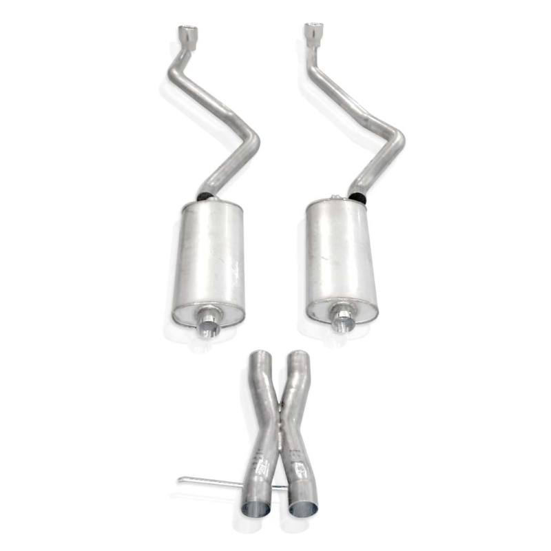 Stainless Works 2007-14 Chevy Tahoe And Yukon LT 2-1/2in Exhaust X-Pipe Chambered Mufflers Tips CTTHTD CTTHTD Photo - Primary
