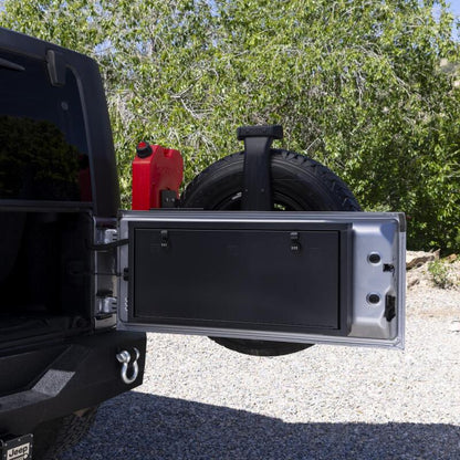 Tuffy Products Tuffy Jeep Wrangler Tailgate Lockbox W/Combo Lock 359-01-A 359-01-A Photo - Close Up
