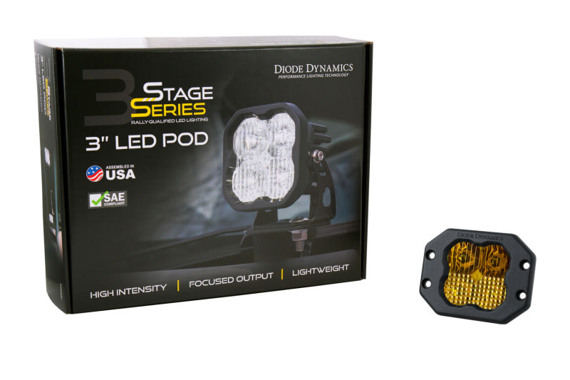 Diode Dynamics SS3 Sport ABL - Yellow Flood Flush (Single) DD6925S DD6925S User 3