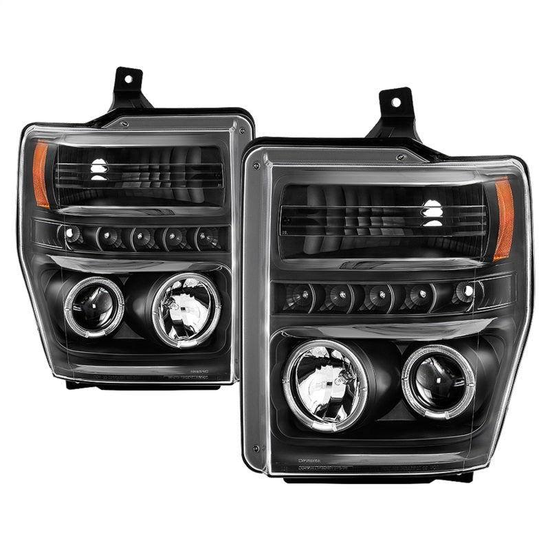 Spyder Signature Ford F250/350/450 Super Duty 08-10 Projector Headlights (PRO-YD-FS08-HL-BKV2) 5086006 5086006 Photo - Primary