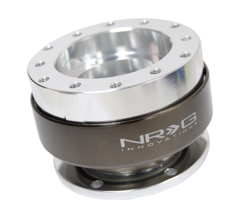 NRG Quick Release - Silver Body/Chrome Ring SFI SPEC 42.1 SRK-200-1SL Photo - Primary