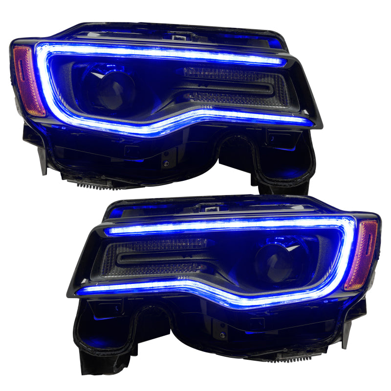 ORACLE Lighting Oracle 14-21 Jeep Grand Cherokee Dynamic Headlight DRL Upgrade Kit - ColorSHIFT - Dynamic 1284-332 1284-332 User 5