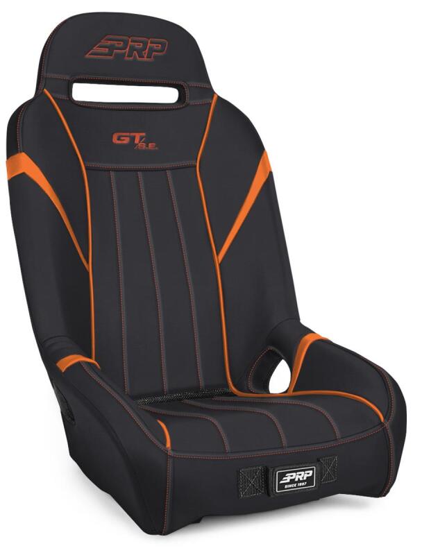 PRP Seats PRP GT/S.E. Suspension Seat - Black/Orange A5701-PORXP-207 A5701-PORXP-207 Photo - Primary