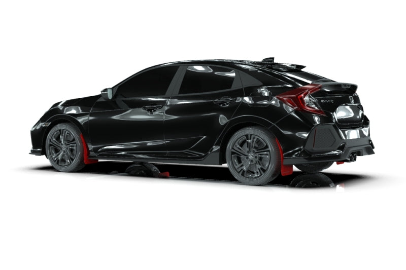 Rally Armor 2017-2019 Civic Sport Touring Red Mud Flap Black Logo MF51-UR-RD/BLK User 1