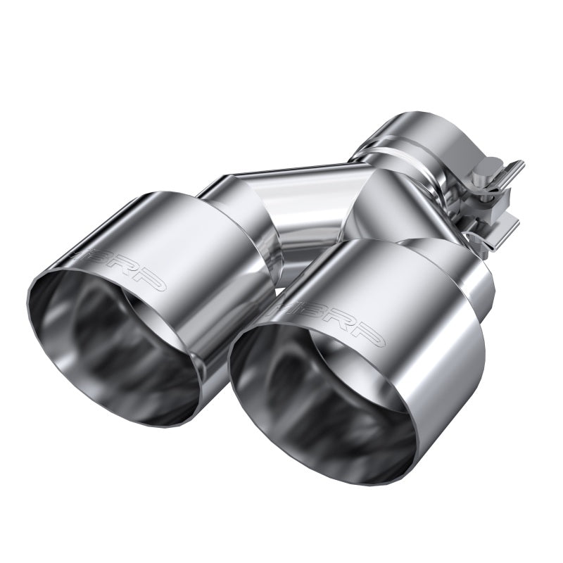 MBRP Universal T304 SS Dual Tip 4in OD/2.5in Inlet T5177 T5177 Photo - Primary