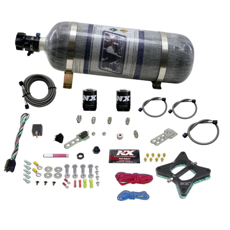 Nitrous Express 96-04 Ford Mustang 4.6L 2 Valve Nitrous Plate Kit w/Composite Bottle 20946-12 20946-12 Photo - Primary