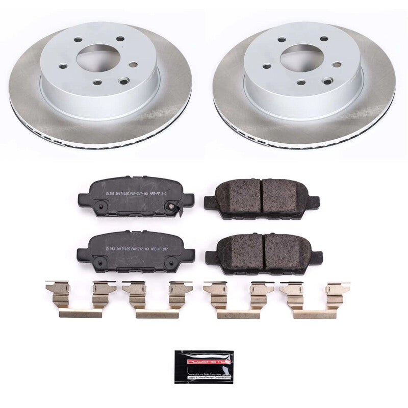 PowerStop Power Stop 17-22 Nissan Rogue Sport Rear Semi-Coated Rotor Kit SC6761 SC6761 Photo - Primary