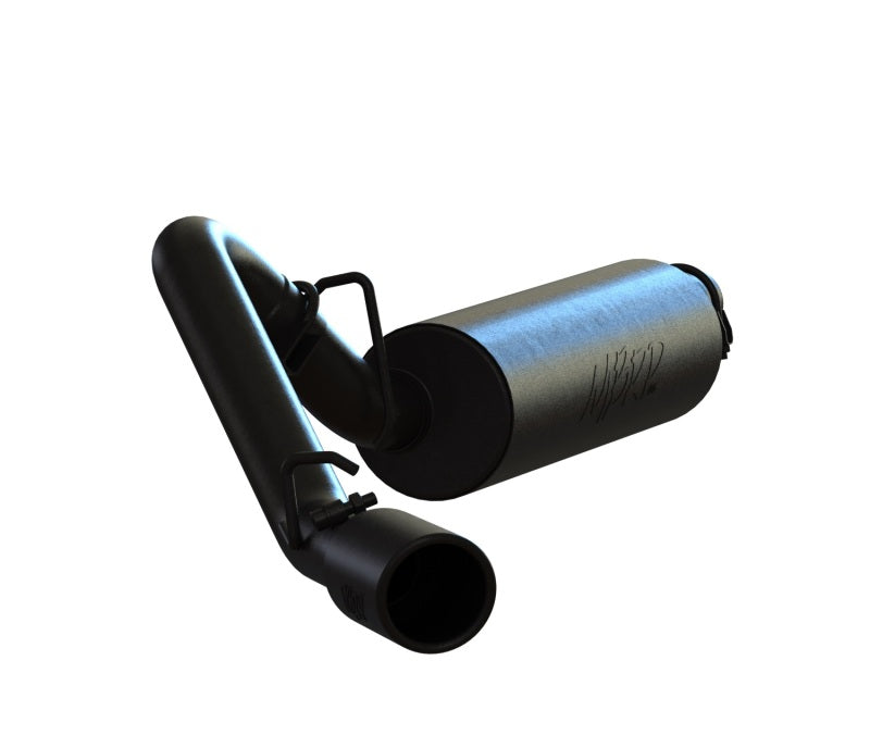MBRP 97-99 Jeep Wrangler (TJ) Inline-4 2.5L, Inline-6 4.0L 2 1/2in Cat Back S5512BLK Photo - Primary