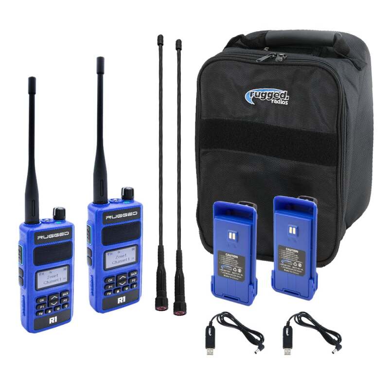 Rugged Radios R1 READY PACK - Rugged R1 - Business Band Two Way Handheld Radios - Digital and Analog R1-READY-PACK R1-READY-PACK Photo - Primary