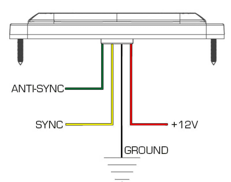 ORACLE Lighting Oracle 4 LED Slim Strobe - Amber 3510-005 3510-005 Installation Instructions