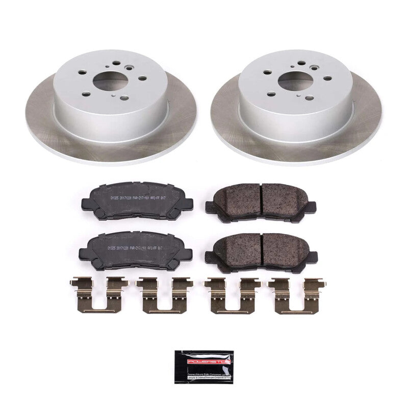 PowerStop Power Stop 08-13 Toyota Highlander Rear Semi-Coated Rotor Kit SC4714 SC4714 Photo - Primary