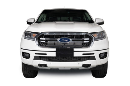 Putco 19-20 Ford Ranger w/o Adaptive Cruise - Hex Shield - Black Powder Coated Bumper Grille Inserts 83163 83163 Photo - Mounted