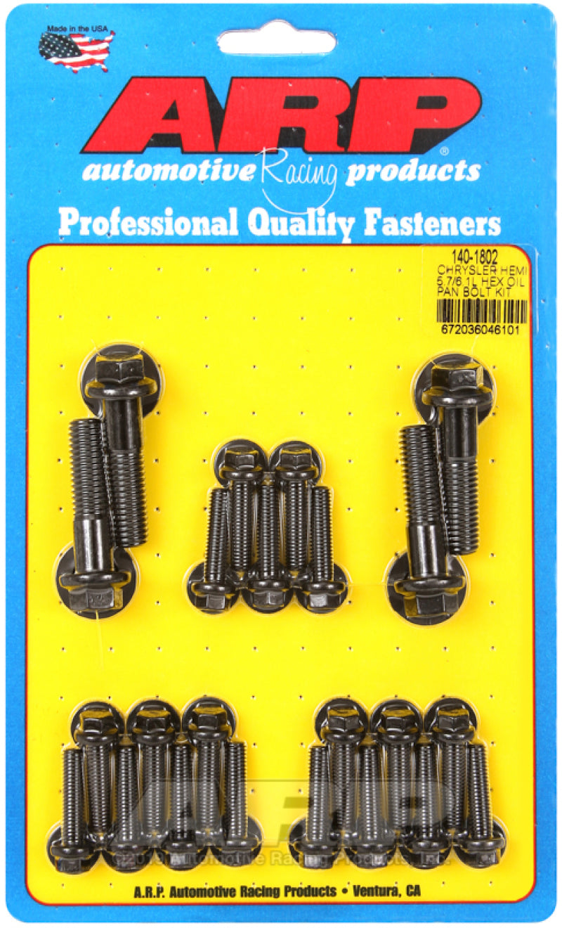 ARP Chrysler Hemi 5.7/6.1L Hex Oil Pan Bolt Kit 140-1802 140-1802 User 1