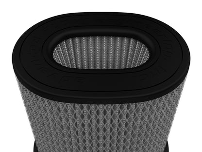 aFe Magnum FLOW Pro DRY S Universal Air Filter - (7x4-3/4)F x (9x7)B (INV) 21-91061 Photo - Close Up