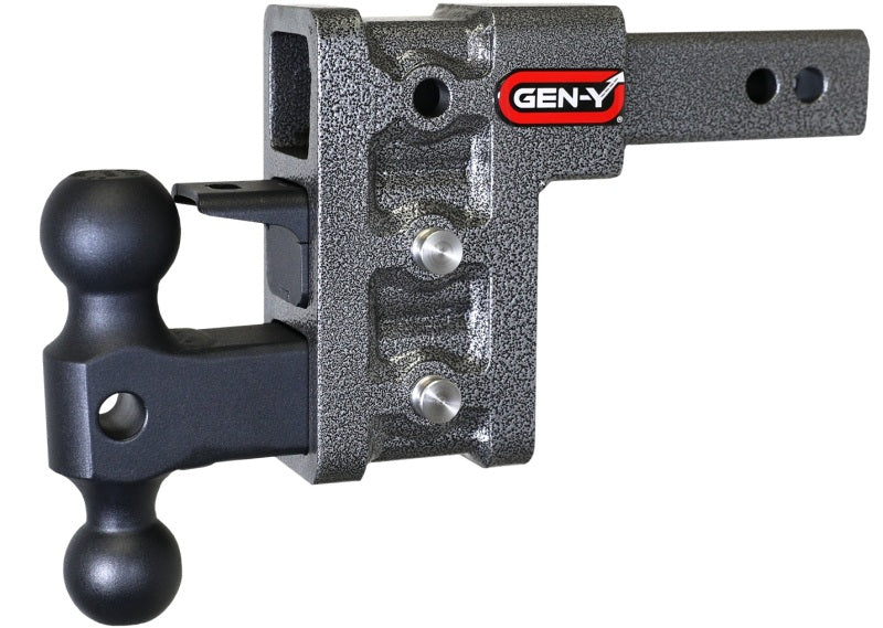GEN-Y Hitch Gen-Y Mega Duty 2in Shank 5in Drop 1500lb TW 10K Hitch w/GH-031 Dual-Ball/GH-032 Pintle Lock GH-323 GH-323 User 1