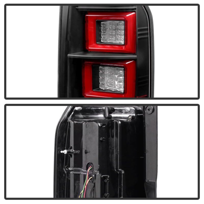 Spyder Land Rover Discovery LR4 10-14 Light Bar LED Tail Lights Black ALT-YD-LRDLR410-LBLED-BK 5080936 5080936 User 1