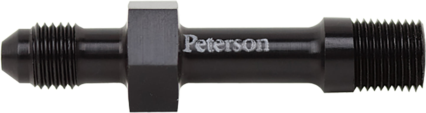 Peterson Fluid Systems Fitting 1/8 NPT x -3AN 2.25 15-1043