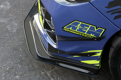 APR Subaru WRX STI Carbon Fiber Front Bumper Top Canards 2015-2017