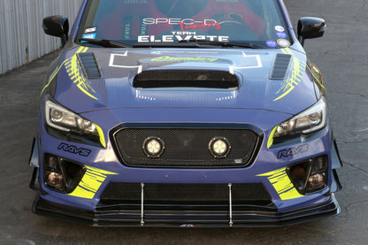 APR Subaru WRX STI Carbon Fiber Front Bumper Top Canards 2015-2017