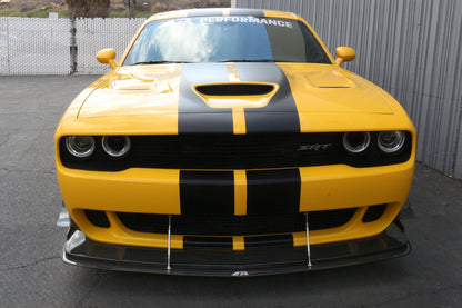 APR Dodge Challenger Hellcat Carbon Fiber Front Wind Splitter 2015 - 2023 (APR Lip)