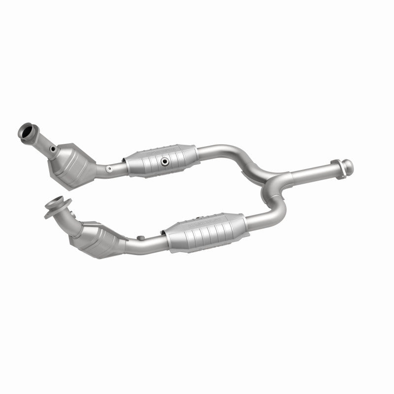MagnaFlow Ford Mustang HM Grade Federal / EPA Compliant Direct-Fit Catalytic Converter 93345 360 Degree Image Set