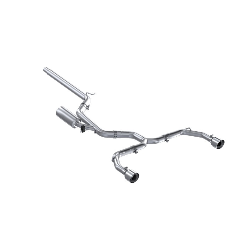 MBRP 2022 Volkswagen Golf GTI MK8 T304 SS 3in Cat-Back Exhaust 2.5in Dual Split Rear w/ SS Tips S4617304 S4617304 Photo - Primary