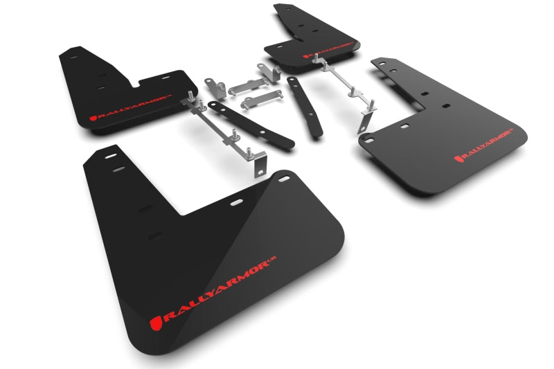 Rally Armor 2023 Toyota GR Corolla Black UR Mud Flap w/ Red Logo MF89-UR-BLK-RD MF89-UR-BLK-RD User 1