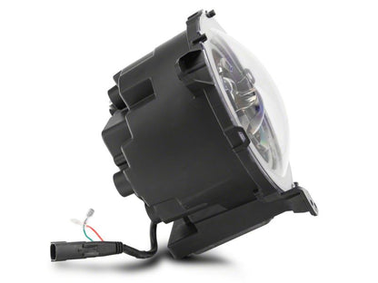 Raxiom 18-23 Jeep Wrangler JL Axial Series 9-In LED Angel Eye Headlights- Blk Housing (Clear Lens) J167045 J167045 Photo - Close Up