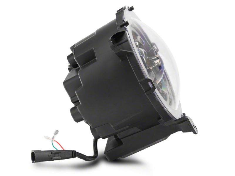 Raxiom 18-23 Jeep Wrangler JL Axial Series 9-In LED Angel Eye Headlights- Blk Housing (Clear Lens) J167045 J167045 Photo - Close Up