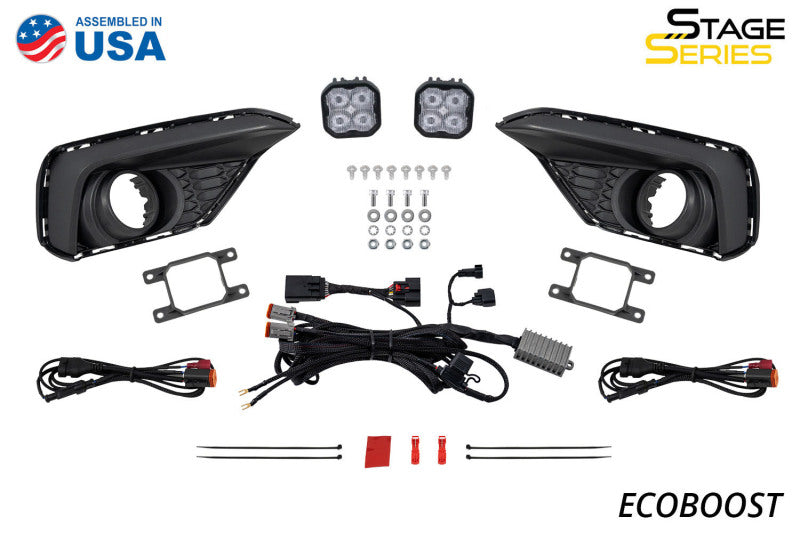 Diode Dynamics 2030 Ford Mustang EcoBoost SS3 Add-On Fog Lamp Kit  Yellow Max DD7966 DD7966 User 7