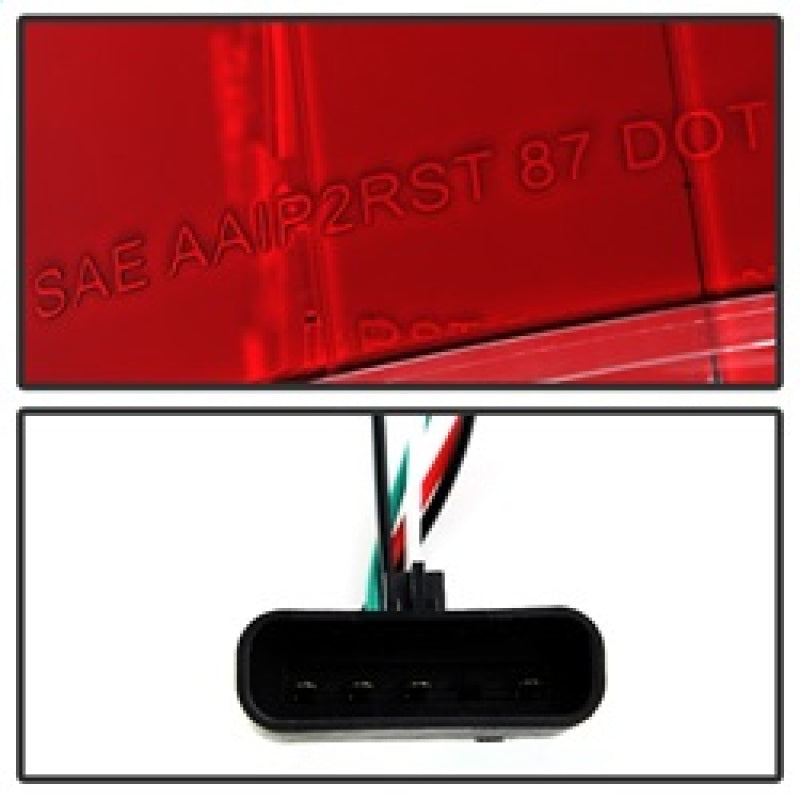 Spyder Chevy C/K Series 1500 88-98/Blazer 92-94 LED Tail Lights Red Clear ALT-YD-CCK88-LED-RC 5001375 5001375 Photo - Unmounted