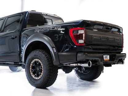 AWE Tuning AWE Gen 3 Raptor SwitchPath Exhaust  - Chrome Silver Tips 3025-32356 3025-32356 Photo - Mounted