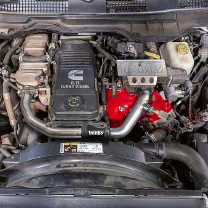 Banks Power 19-24 Ram 3500/4500/5500 6.7L Diesel Monster-Ram Intake System w/Fuel Line - Red 42805-R 42805-R User 3