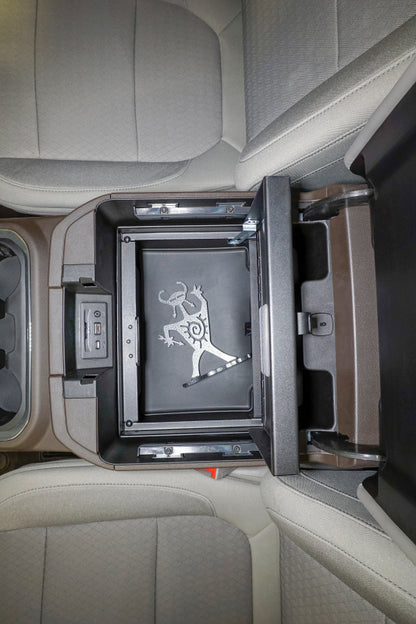 Tuffy Products Tuffy Console Safe W/ Combo Lock For Chevrolet Silverado And Gmc Sierra W/ Flow Thru Console 356-01-A 356-01-A Photo - Mounted