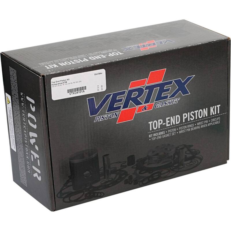 Vertex Pistons Vertex Piston 18-22 KTM 150 SX 150cc Top End Piston Kit VTK24101A VTK24101A Photo - Primary