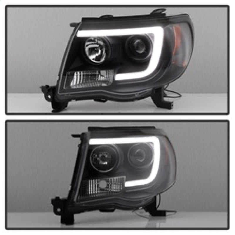 Spyder Toyota Tacoma 05-11 Projector Headlights - Light Bar DRL - Black PRO-YD-TT05V2-LB-BK 5084514 5084514 Photo - Unmounted