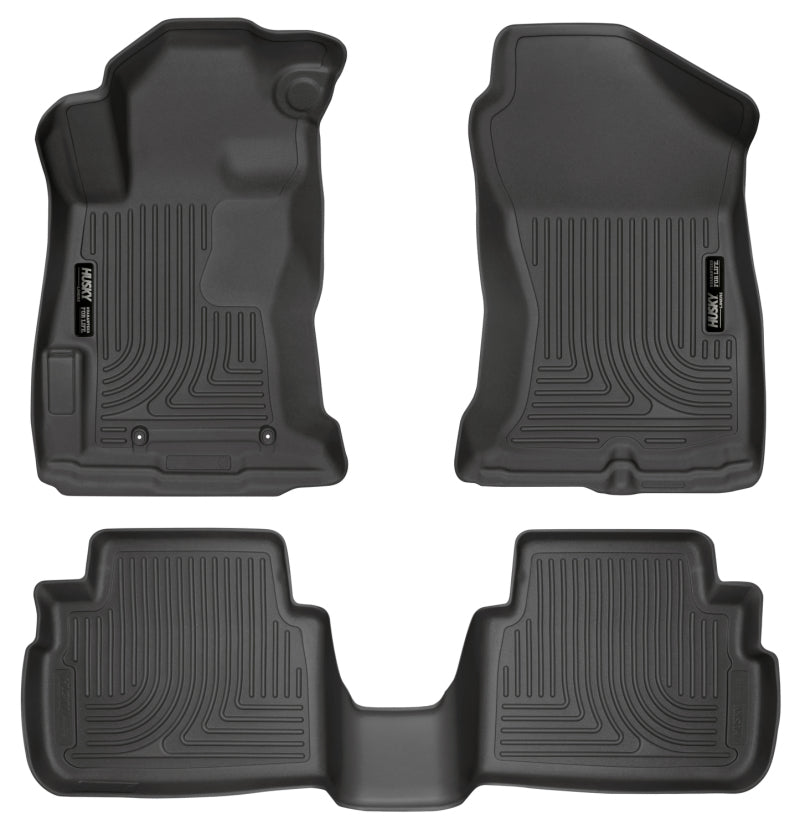 Husky Liners 2017 Subaru Impreza Weatherbeater Black Front & 2nd Seat Floor Liners 99661 Photo - Primary
