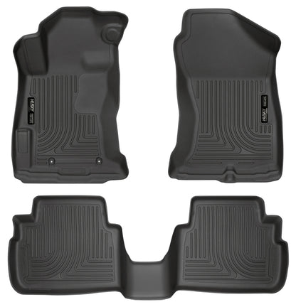 Husky Liners 2017 Subaru Impreza Weatherbeater Black Front & 2nd Seat Floor Liners 99661 Photo - Primary